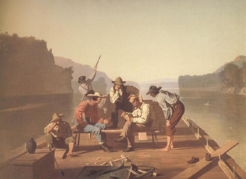 George Caleb Bingham Raftsmen Playing Cards